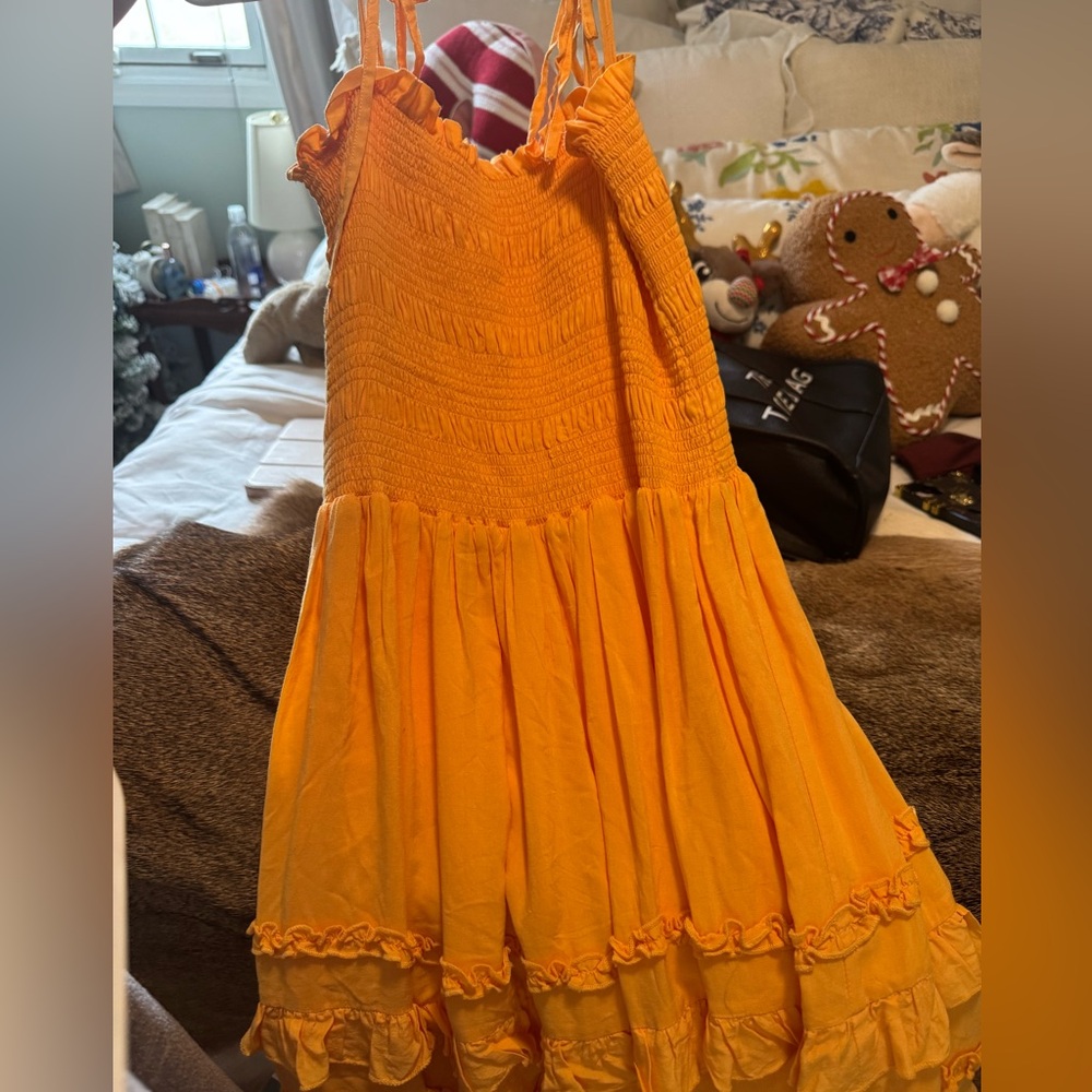 Orange sundress